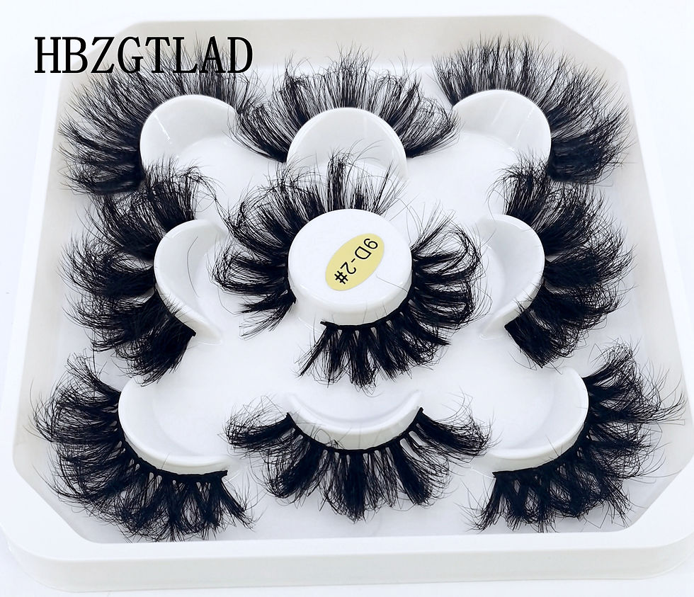 Thumbnail: 5 Pairs 25mm 3D Mink Full Strip Lashes