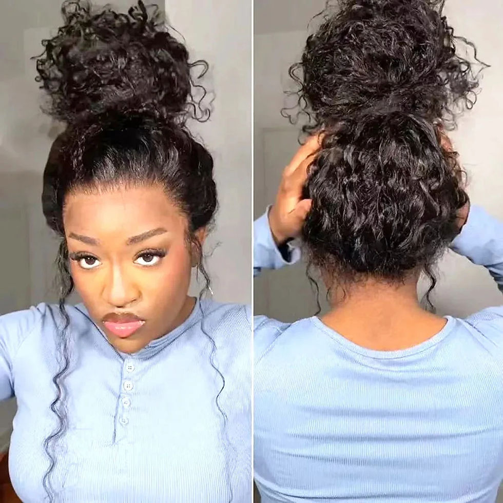 360 HD Lace Deep Wave Wig with Invisible Strap & 250 Density Brazilian Hair