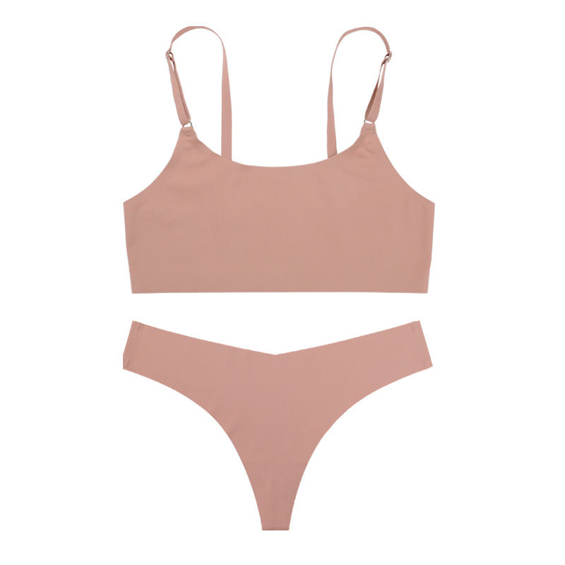 Thumbnail: Ladies Bra and Underwear Panty Set for Women Bra and Panty Seamless Bra Set