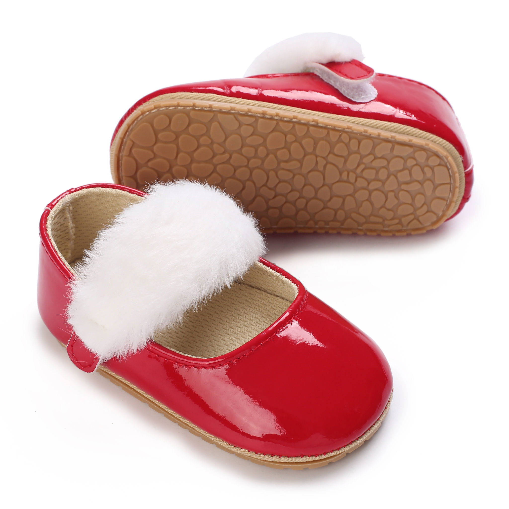 Baby Girl Moccasins Soft Sole Princess Shoes with Lace Bow and Fringe