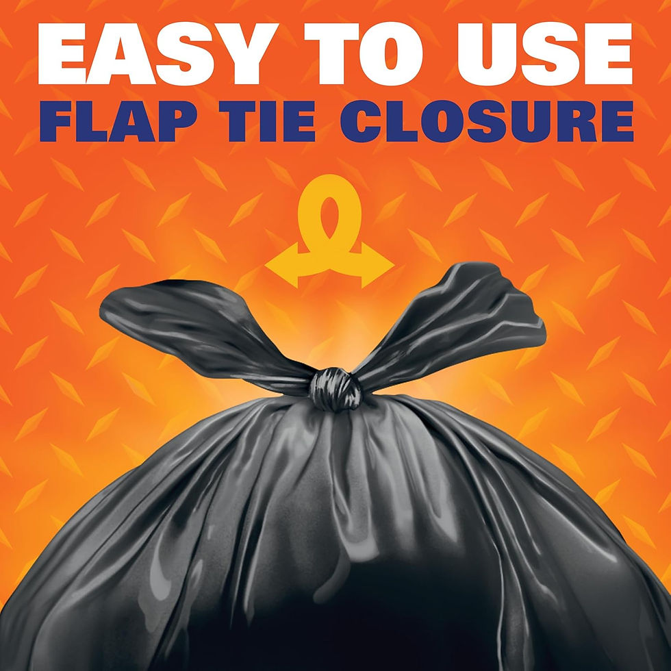 Thumbnail: Large Multipurpose 30 Gallon Trash Bags 40 Count
