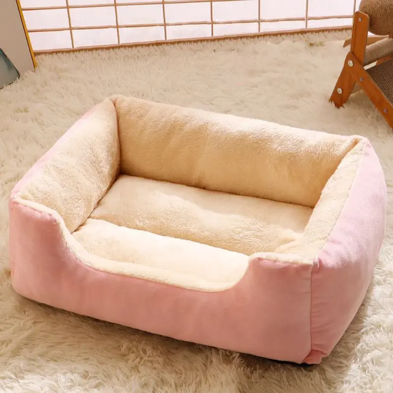 Thumbnail: Plush Cat & Small Dog Bed Cushion