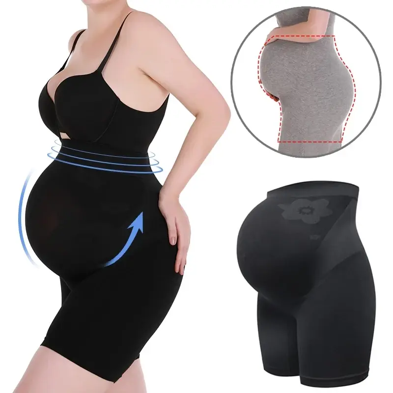 Thumbnail: Women’s Maternity Compression Leggings with Belly Support