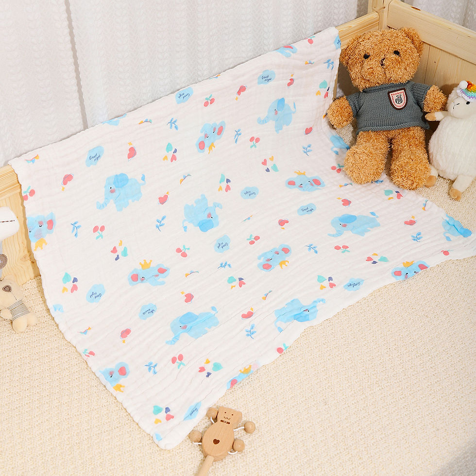 Thumbnail: Cotton Baby Bath Towel and Blanket
