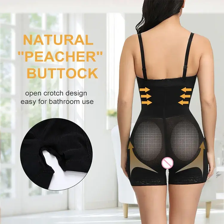 Thumbnail: High Waist Butt Lifter Tummy Control Shapewear Breathable Postpartum Sculpting