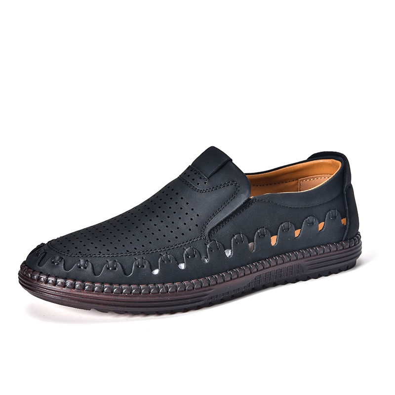 Thumbnail: Men's Handmade Driving Loafers – Waterproof, Anti-Slip Casual Shoes