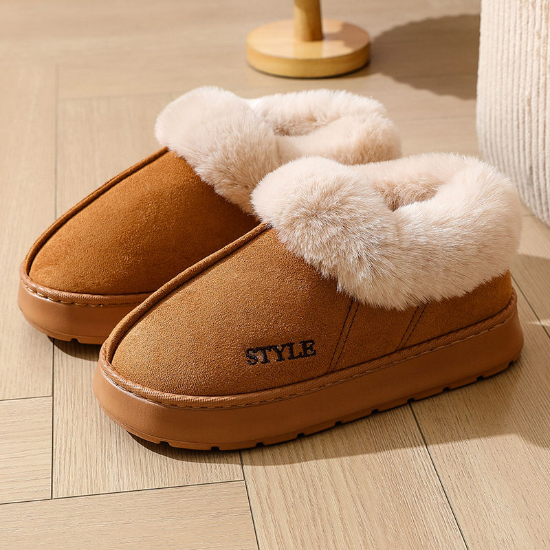 Thumbnail: Aurora Plush Winter Snow Boots