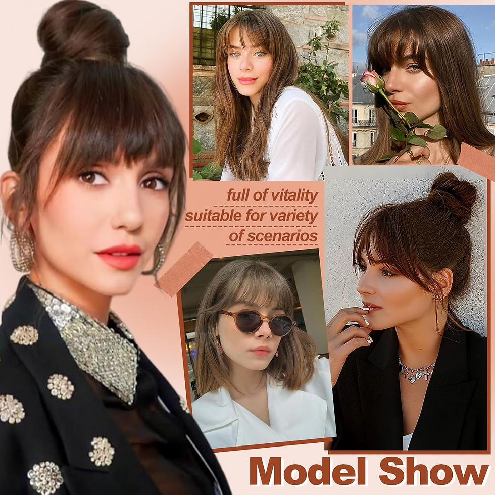 Thumbnail: HAIRCUBE Clip-In Bangs – 613 Blonde Human Hair with 3 Non-Slip Clips