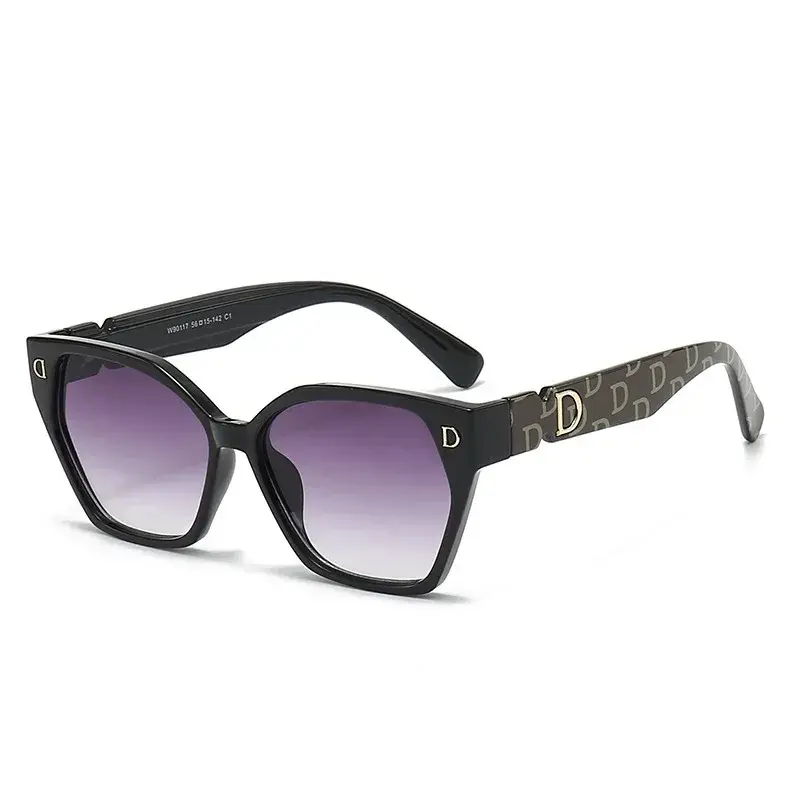 Thumbnail: Women's Cat Eye Sunglasses with Gradient UV400 Lens for Outdoor Fashion