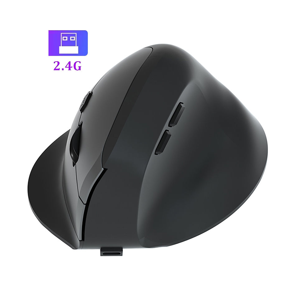 Thumbnail: Bluetooth Vertical Ergonomic Mouse 1600DPI Wireless Optical