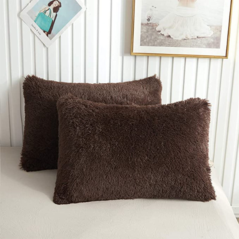 Thumbnail: Soft Tie-Dye Plush Pillowcase – Warm & Breathable for Bedroom