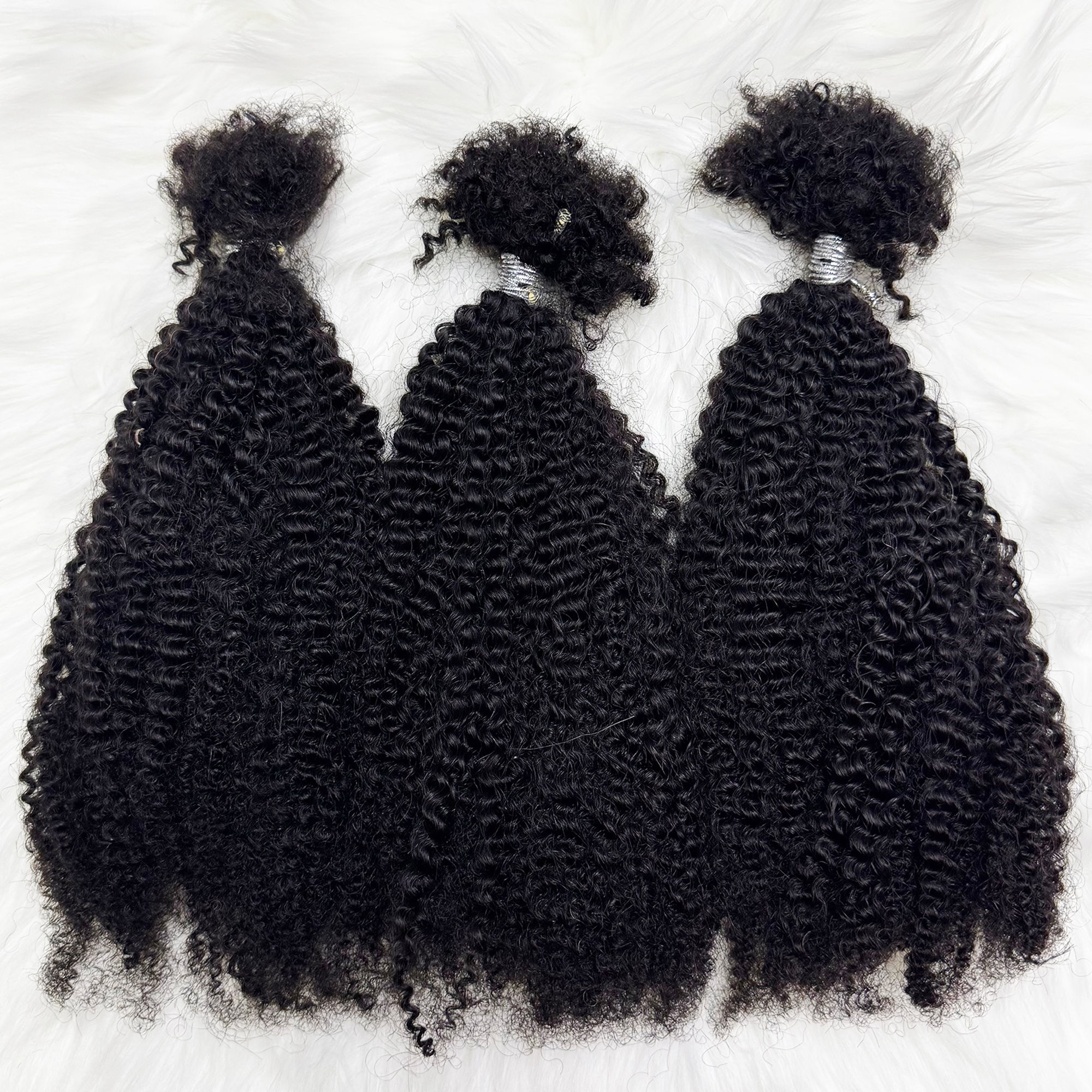 Magic Wave Afro Kinky Curly Brazilian Human Hair Bulk – For Braiding & Dreadlock