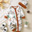 Thumbnail: Baby Bear Print Winter Romper