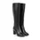 Thumbnail: Women Mid Calf Boots Block Heel Design with Warm Interior and Versatile Style