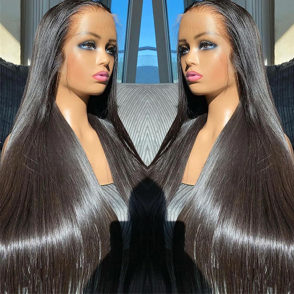360 Lace Straight Wig – HD Transparent Lace, Brazilian Remy Human Hair