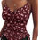 Thumbnail: Women’s Solid V-Neck Tank Top – Spaghetti Strap Camisole with Drawstring Detail