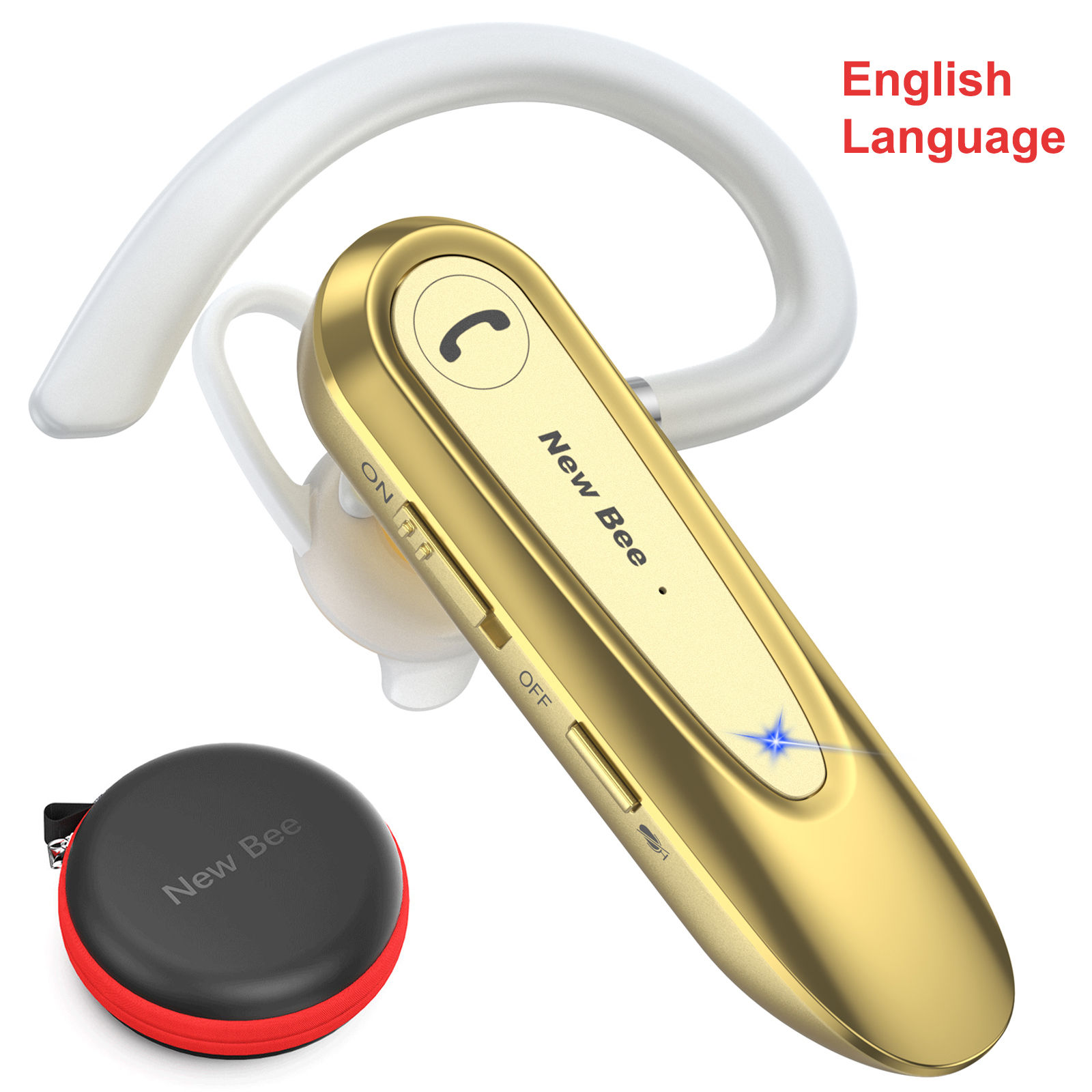 New Bee B45 Bluetooth 5.0 Wireless Headset Dual-Mic Earphones