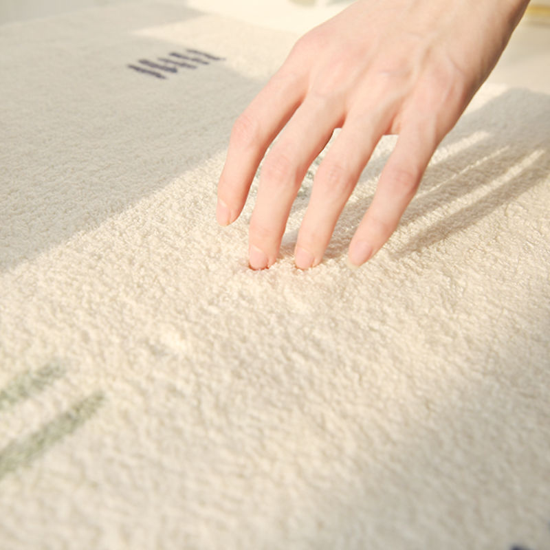 Thumbnail: Large Area Fluffy Nordic-Style Carpet for Living Room and Bedroom