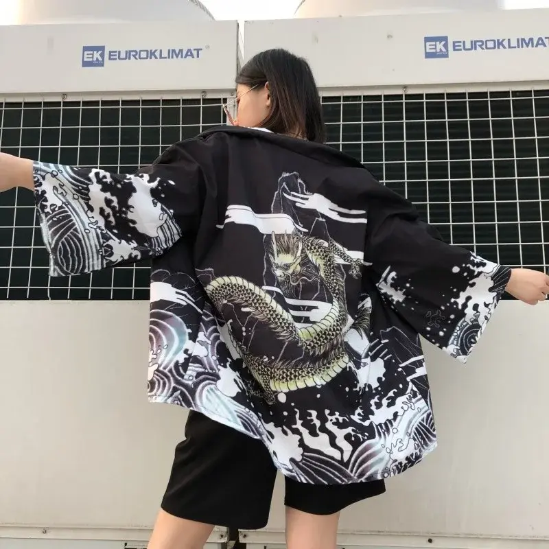 Miniatura: 2027 Harajuku Kawaii Shirt Japanese Streetwear