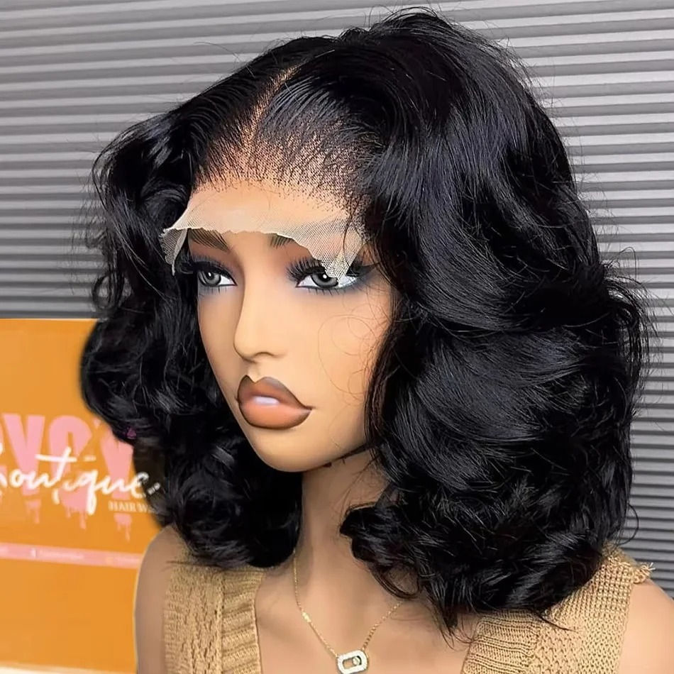 Thumbnail: 8–16 Inch Body Wave HD Lace Frontal Wig – Brazilian Human Hair