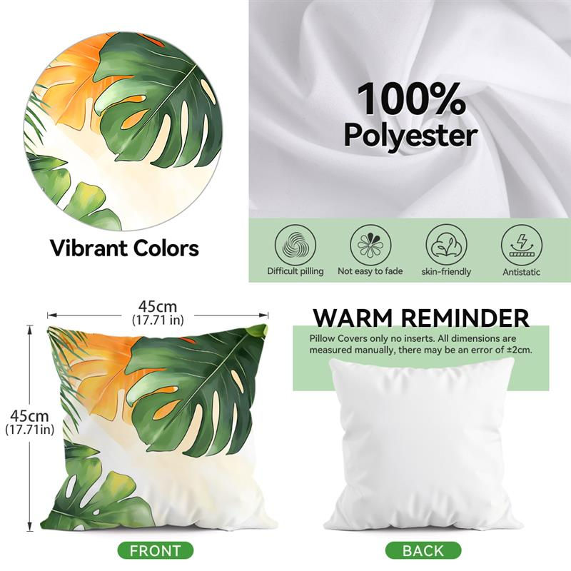 Thumbnail: Bohemian Style Cushion Covers Set of 4 Peach Skin Velvet Decorative Pillowcases