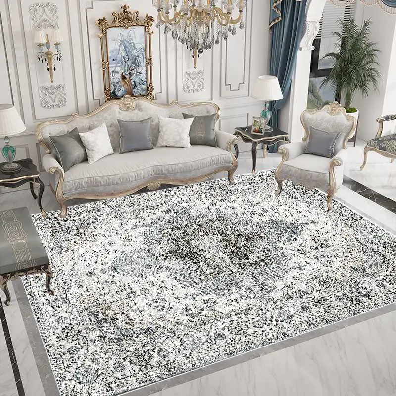 Thumbnail: Ethnic Style Carpet – Retro Geometric Living Room & Bedroom Area Rug