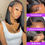 Thumbnail: Glueless Straight Bob Wig – 13x6 Transparent Lace Brazilian Human Hair