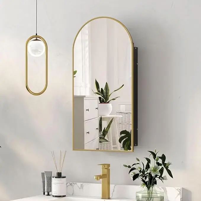 Thumbnail: Arched Medicine Cabinet With Mirror
