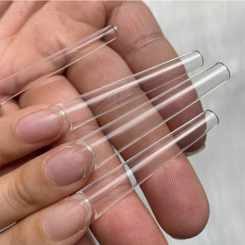 Thumbnail: 120pcs 3XL Extra Long Square Full Cover Acrylic Nail Tips for Extensions