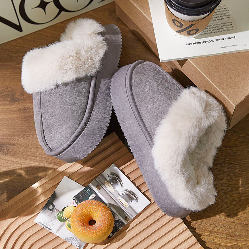 Thumbnail: Women’s Ankle Snow Boots – Winter Fashion Platform Indoor Slippers