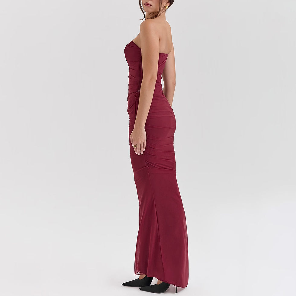 Thumbnail: Women 2-Piece Dress Set with Scarf