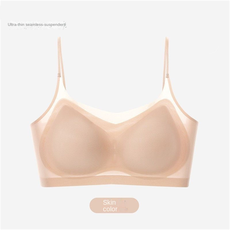 Thumbnail: Ultra Thin Ice Silk Seamless Underwear Women Plus Size Sexy Top Soft Breathable