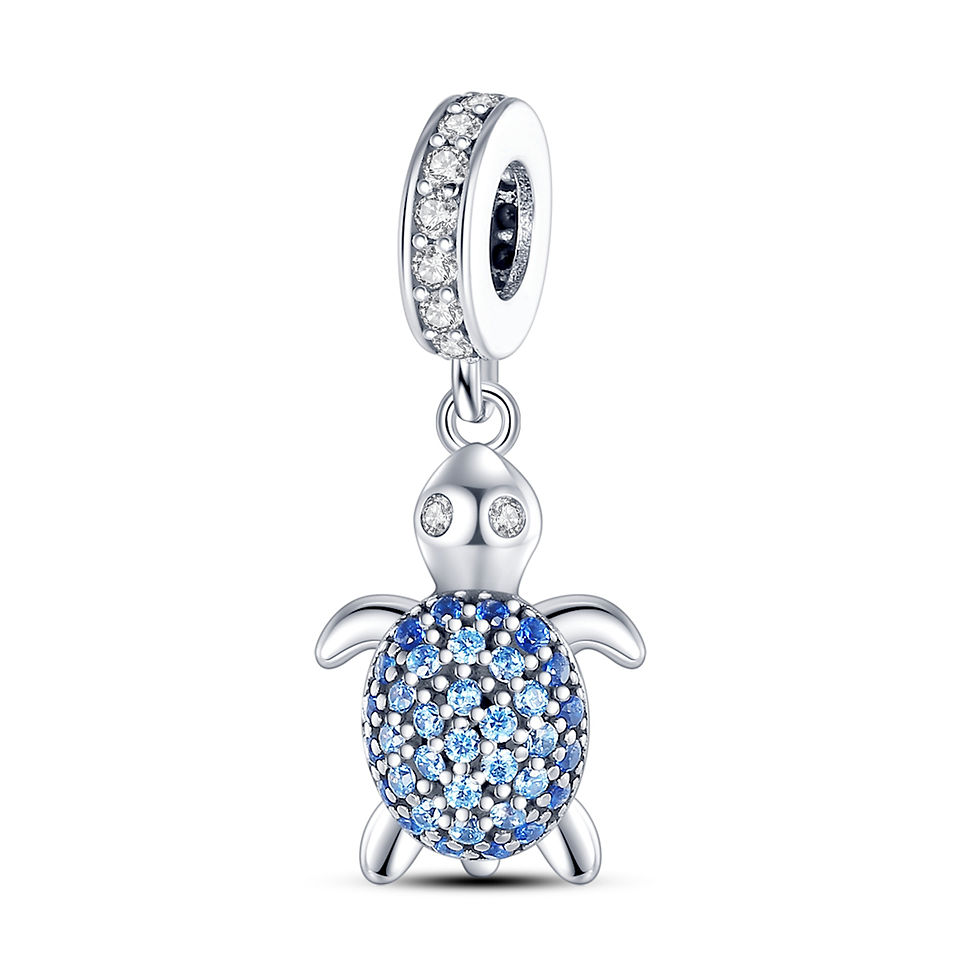 Thumbnail: Sterling Silver Firefly Love Travel Charm Bead Pendant for DIY Bracelet