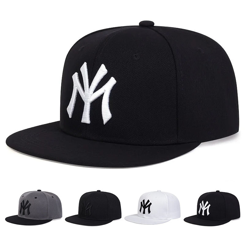 Thumbnail: Letter Embroidered Hip‑Hop Baseball Cap for Men