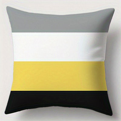 Thumbnail: Modern Geometric Digital Print Pillow Cover – Home & Office Decor
