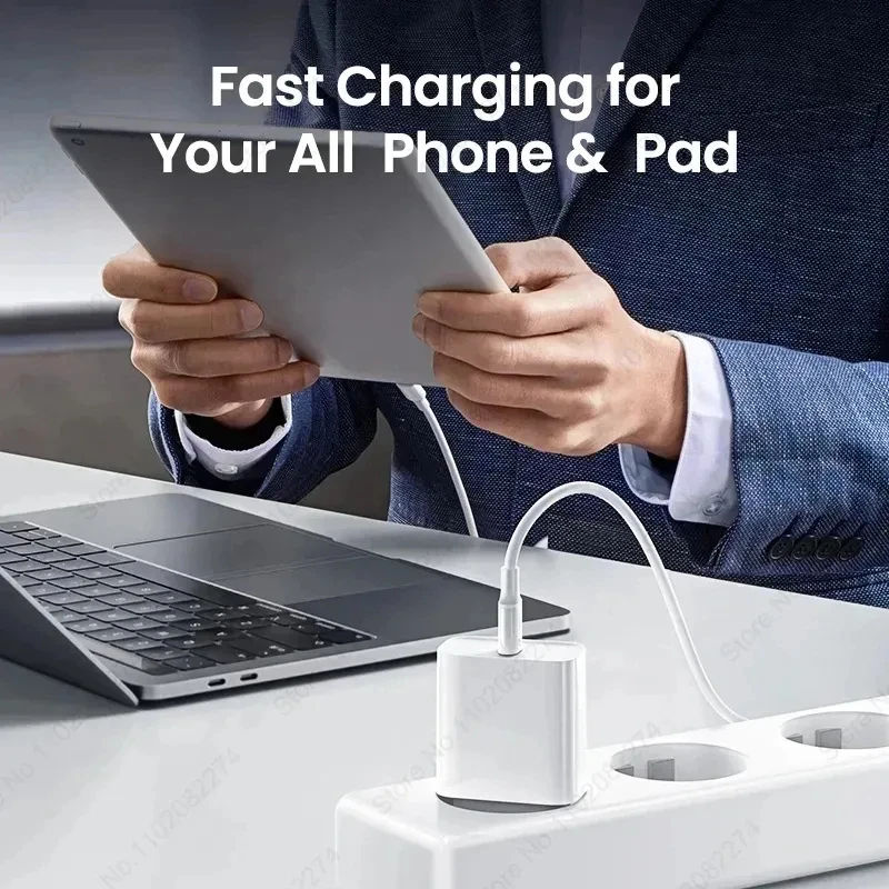 Thumbnail: 30W USB-C Fast Charger for iPhone 16/15/14/13/12 Pro Max Plus – Quick Travel