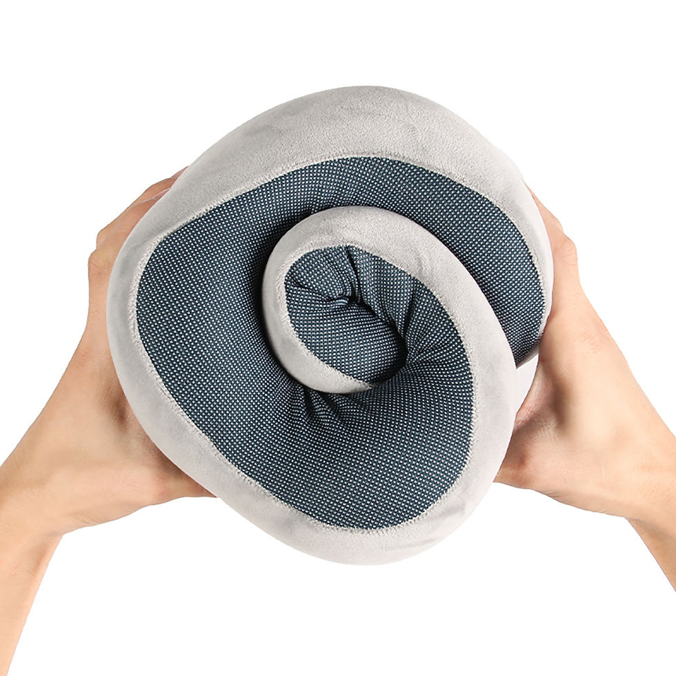 Thumbnail: U-Shaped Memory Foam Car Neck Pillow for Travel Comfort