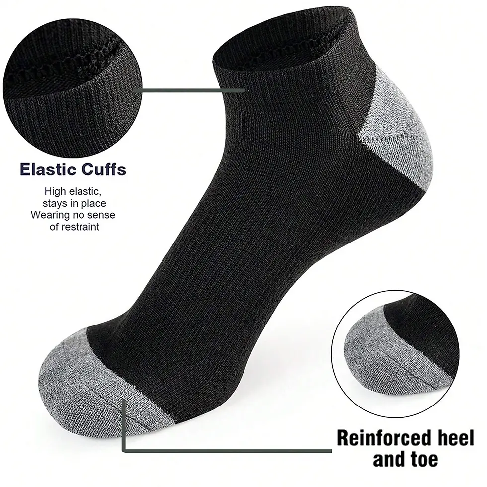 Thumbnail: Breathable Quick Dry Low Cut Athletic Socks with Odor Control for Sports