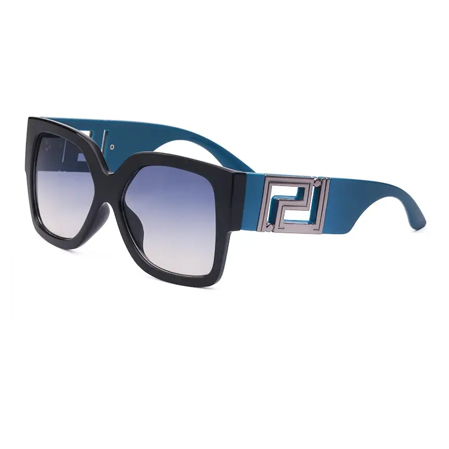 Thumbnail: Oversized Retro One‑Piece Big Square Sunglasses