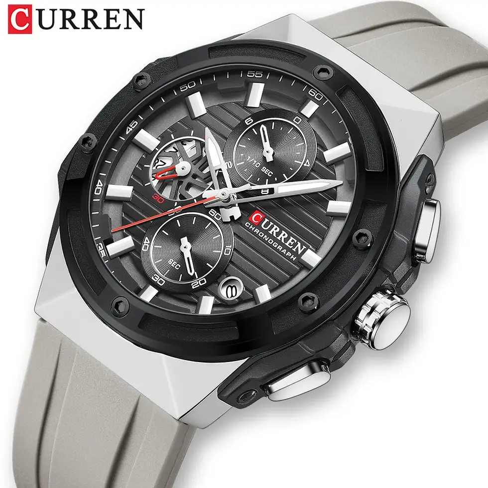 Thumbnail: Curren 8462 Men's Luxury Quartz Sport Watch – Casual Design