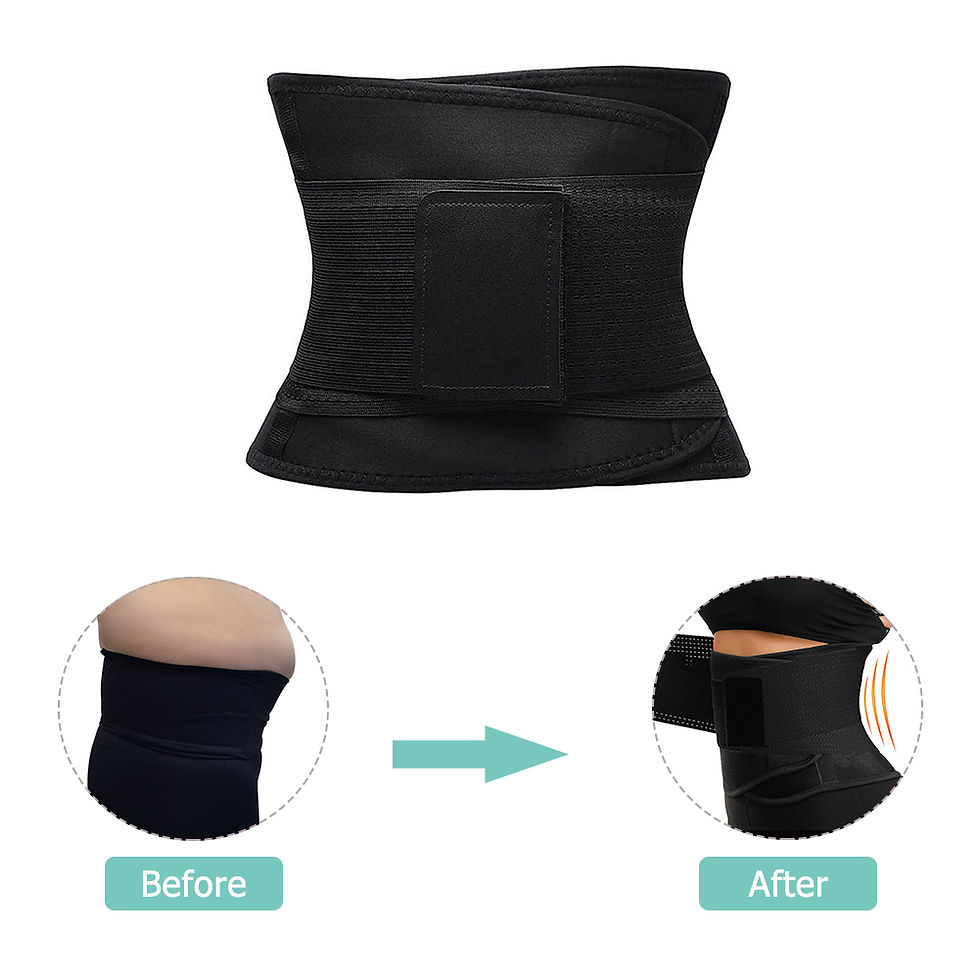 Thumbnail: Women Waist Trainer Corset Body Shaper Unisex Sport Slimming Girdle Belt