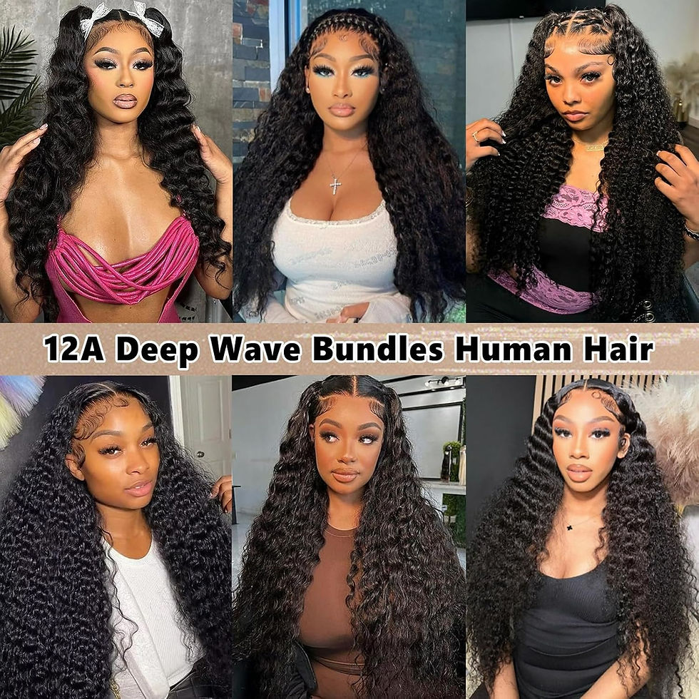 Thumbnail: Raw Kinky Curly Brazilian Human Hair Bundles – 30–40 Inch, 100% Virgin