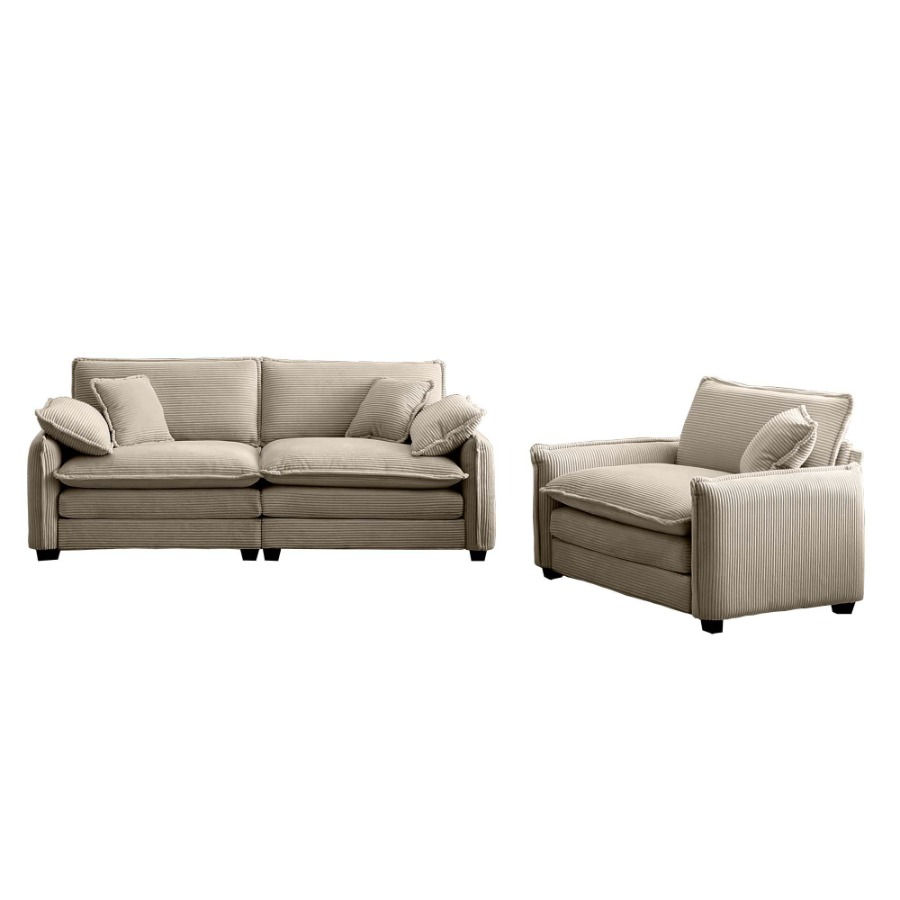 Thumbnail: Modern Living Room Sofa Two Pieces Set