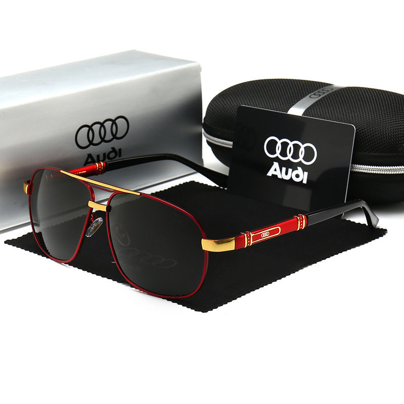 Thumbnail: Audi Polarized UV400 Square Frame Driving Fashion Sunglasses