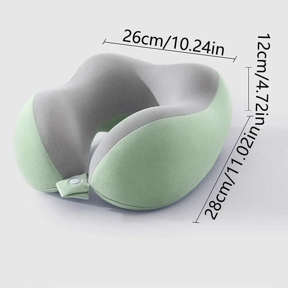 Thumbnail: TravelEase U-Shape Memory Foam Neck Pillow with Storage Bag