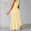 Thumbnail: Halter Hollow Out Knee-Length Dress