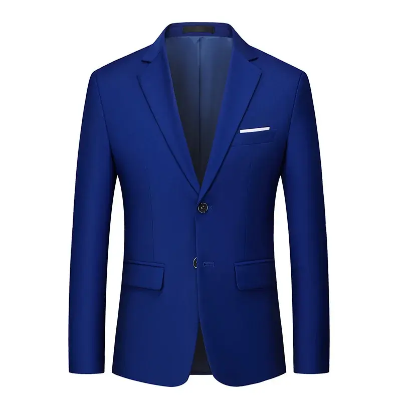 Thumbnail: Men’s Casual Business Blazer Slim‑Fit Suit Jacket High‑Quality Fashion
