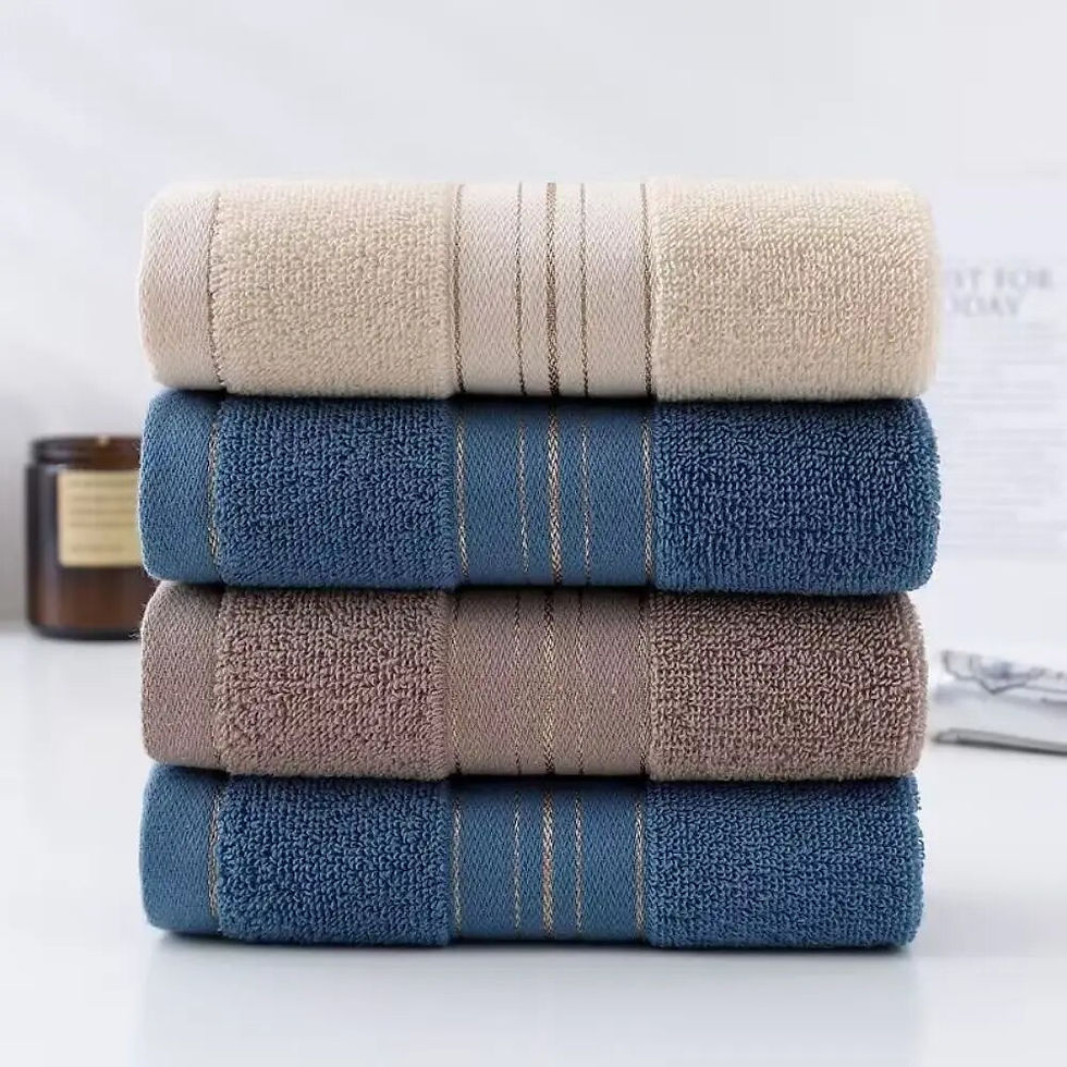 Thumbnail: Soft Cotton Face Towel for Couples Household Use Thick Absorbent 75x35cm