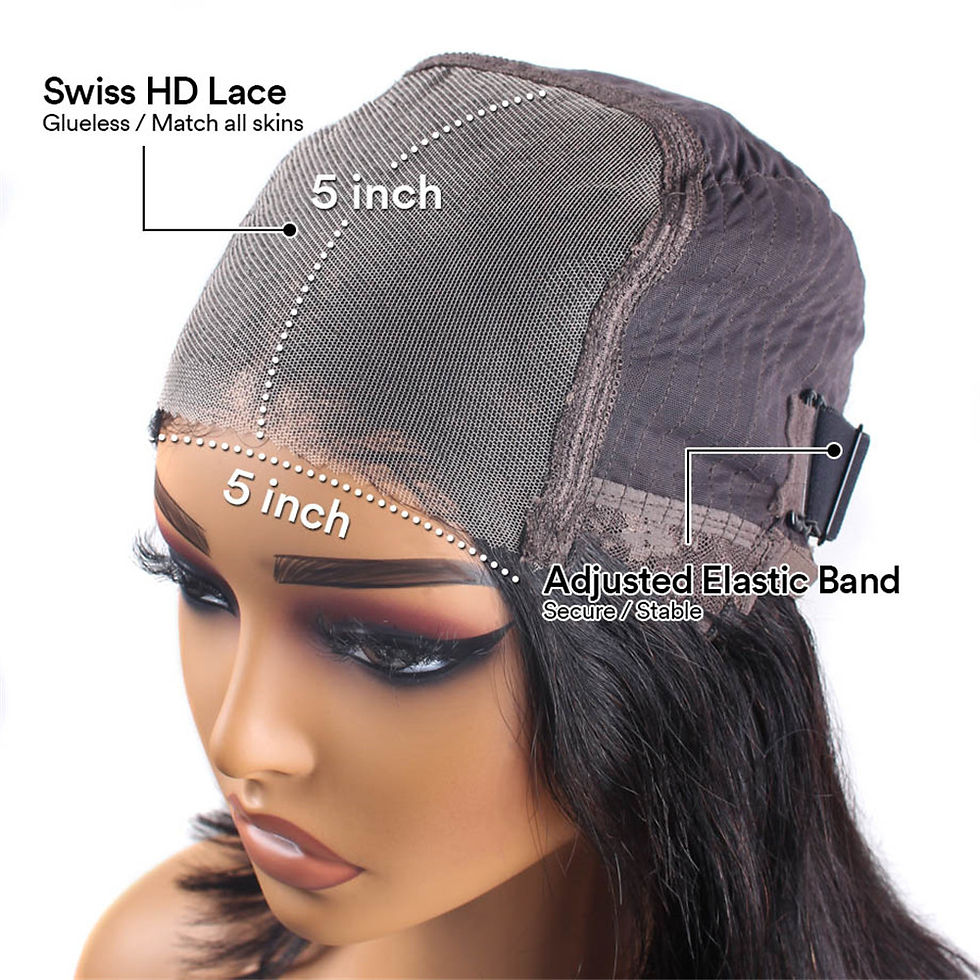 Thumbnail: Straight Brazilian Hair Wig with 13x4 & 13x6 HD Transparent Lace