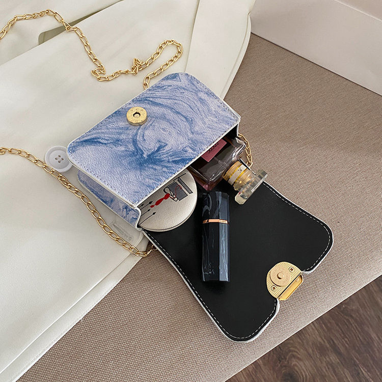 Thumbnail: Vegan PU Leather Designer Shoulder Tote Purse Women Handbags with Chain
